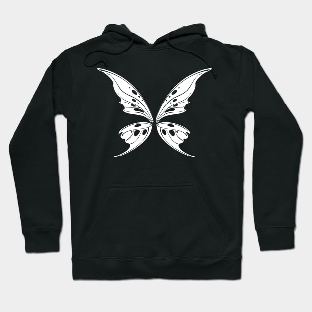 Fairycore Aesthetic Fairy Grunge Wings Fairytale Hoodie by Alex21